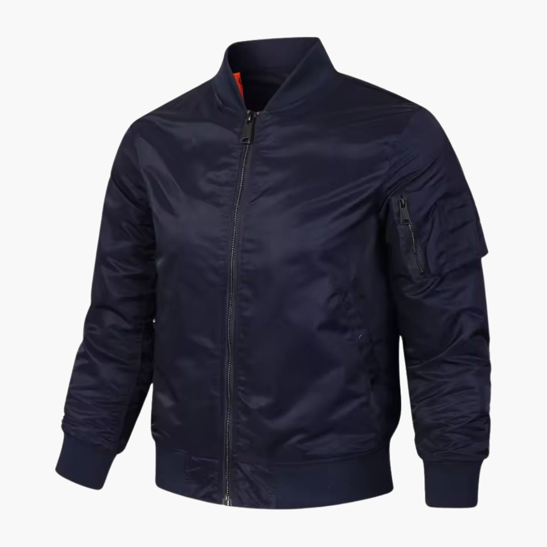 Men's Blue Bomber Jacket