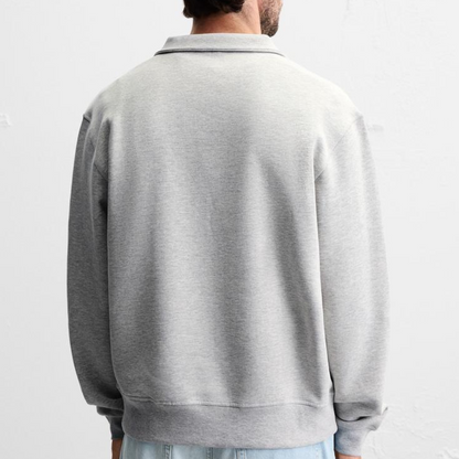 R&L™  BASIC QUARTER-ZIP GREY