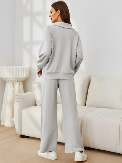 Aluzi Turtleneck Sweater and Drawstring Trousers