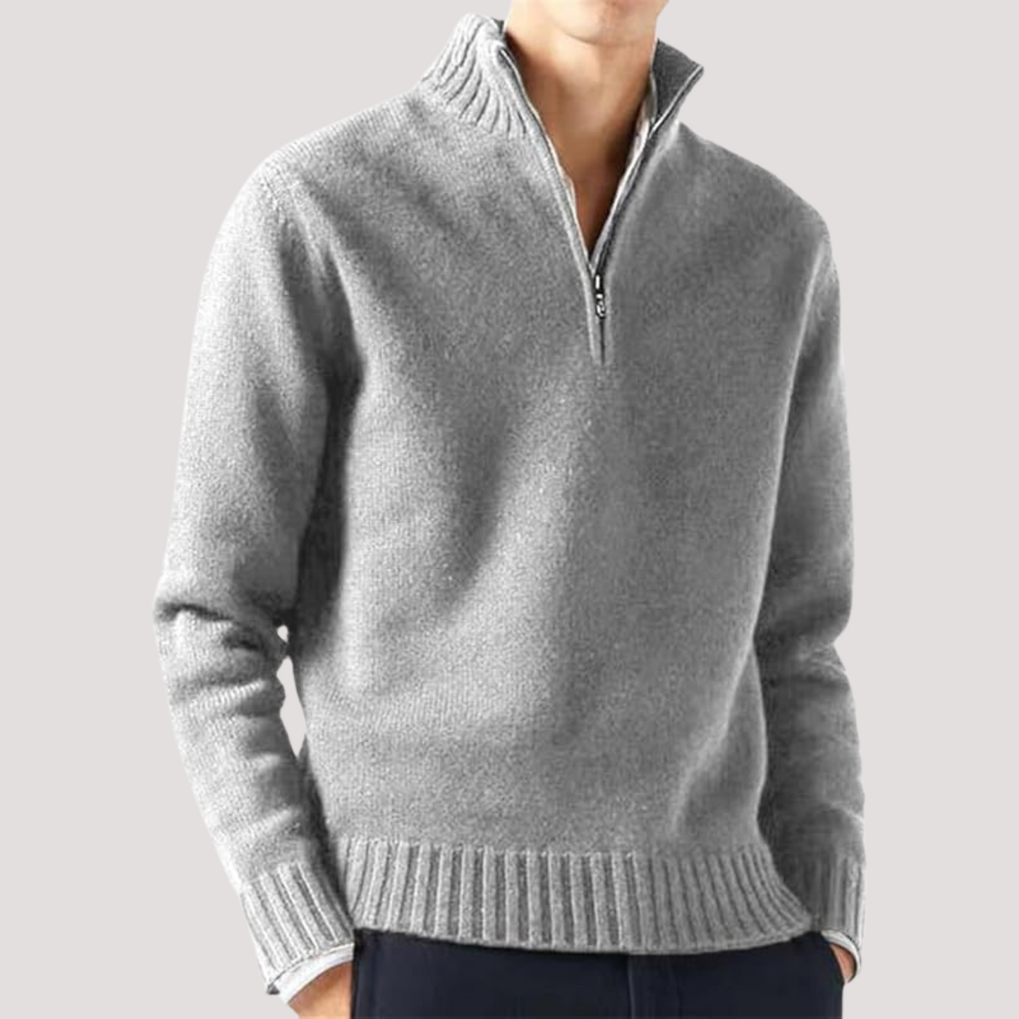 Turtleneck pullover sweater