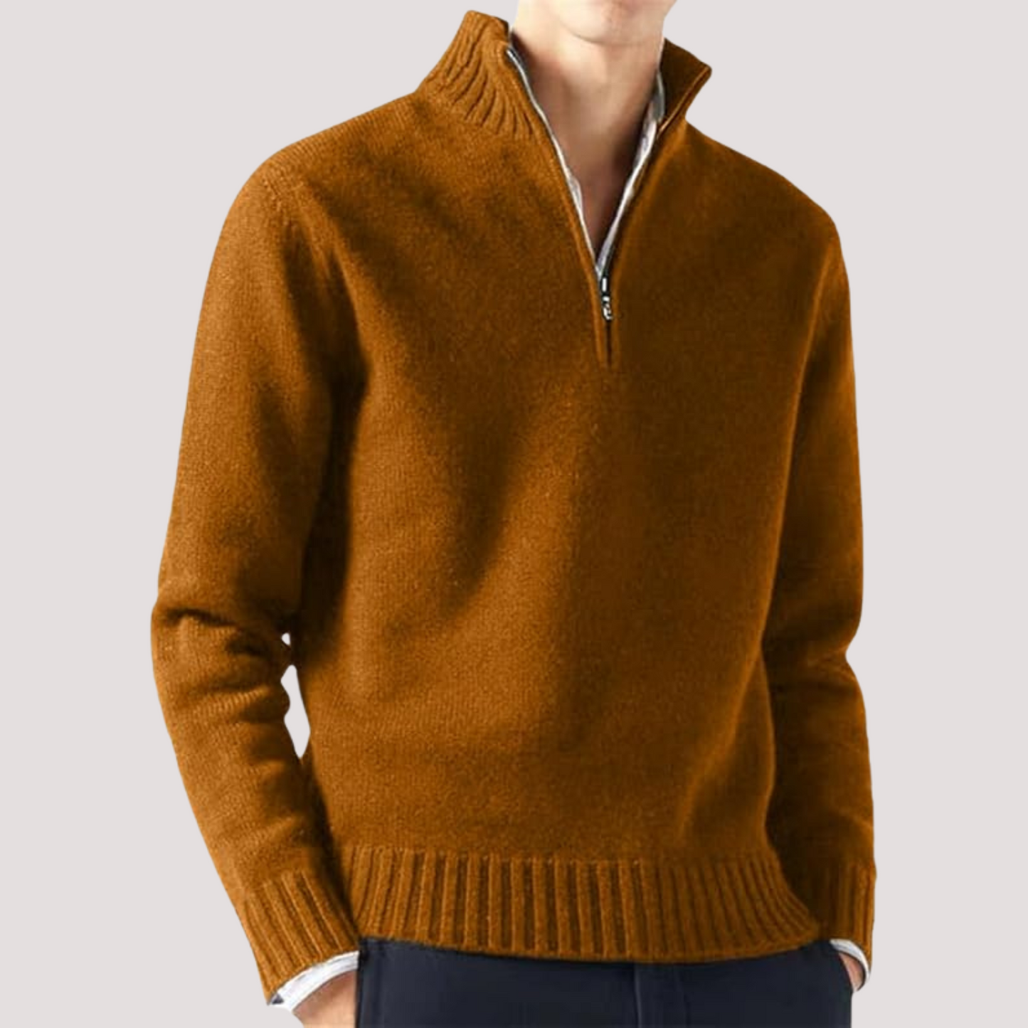 Turtleneck pullover sweater