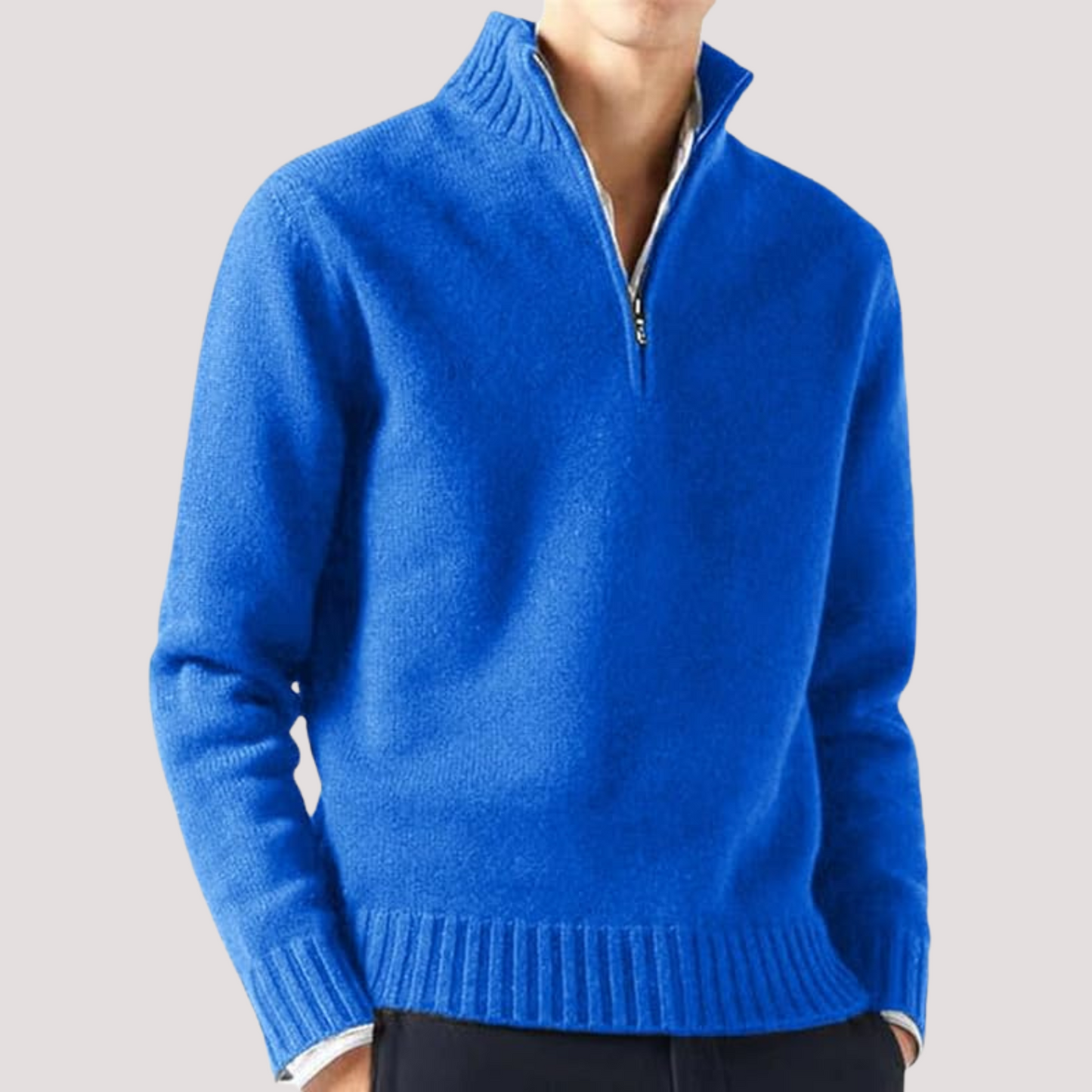 Turtleneck pullover sweater