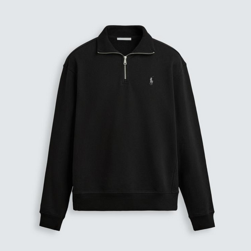 R&L™  BASIC QUARTER-ZIP BLACK