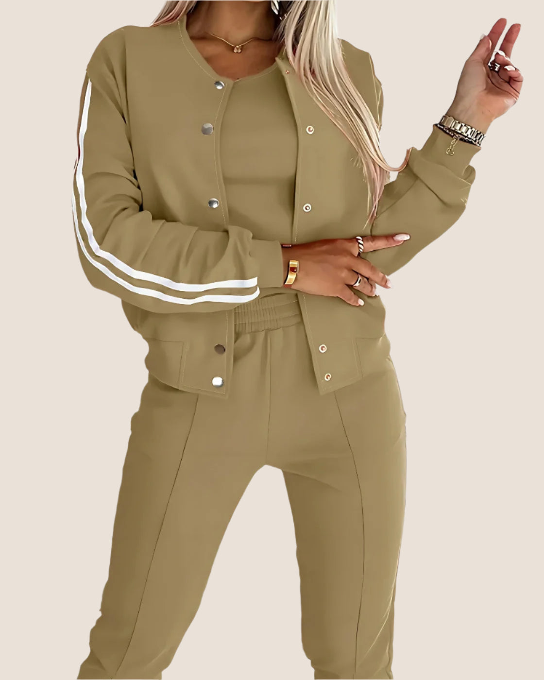 Carolina 3 Piece Set - Button Down Jacket